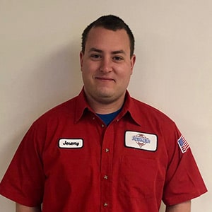 Jeremy Dechambeau, Journeyman Plumber for Reimer Home Services.