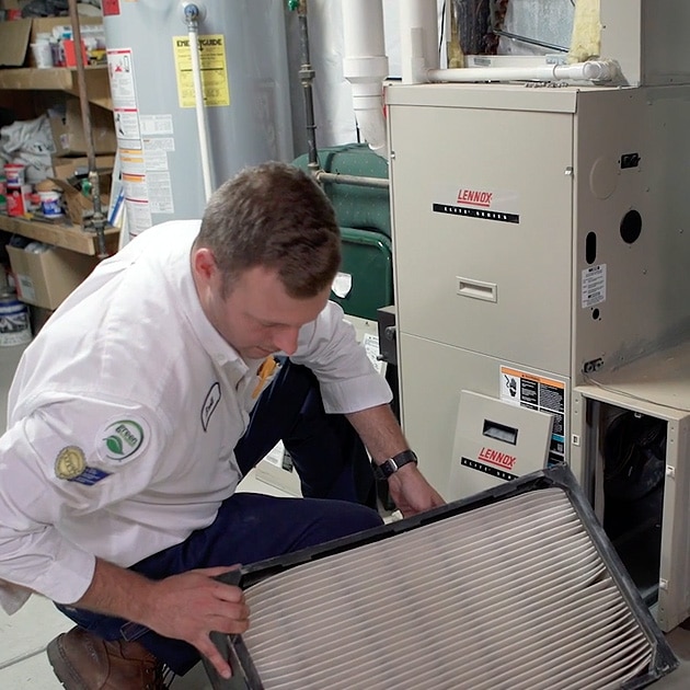 Our technician completes the installation of a new hybrid system in this Tonawanda home.