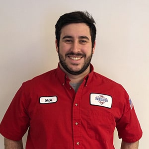 Nick Trigilio, Installer for Reimer Home Services.