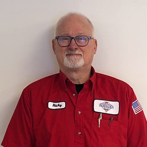 Ricky Reimer, the Installation Manager for Reimer Home Services