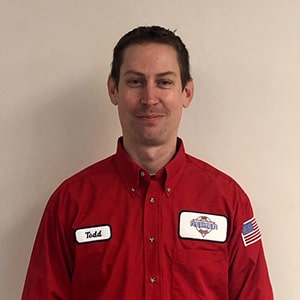 Todd Taton, Journeyman Plumber for Reimer Home Services.